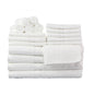18-Piece 100% Cotton Towel Set, Soft and Super Absorbent