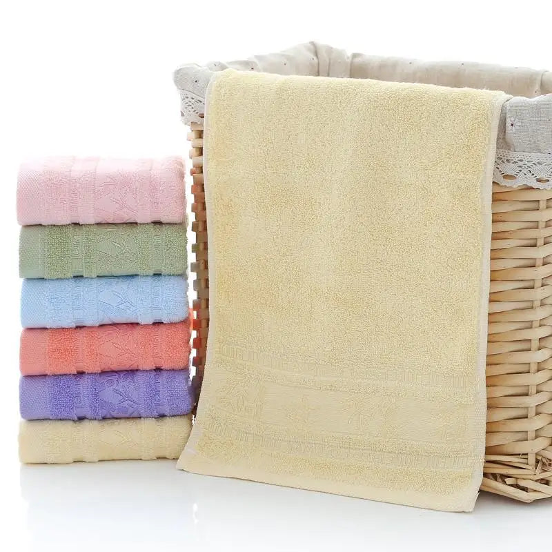 Bamboo Fiber Face Towel Household Bathing Towels Rectangle