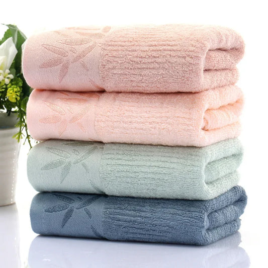 Bamboo Fiber Face Towel Household Bathing Towels Rectangle