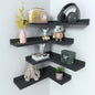 4 Tier Corner Floating Shelves Set of 4