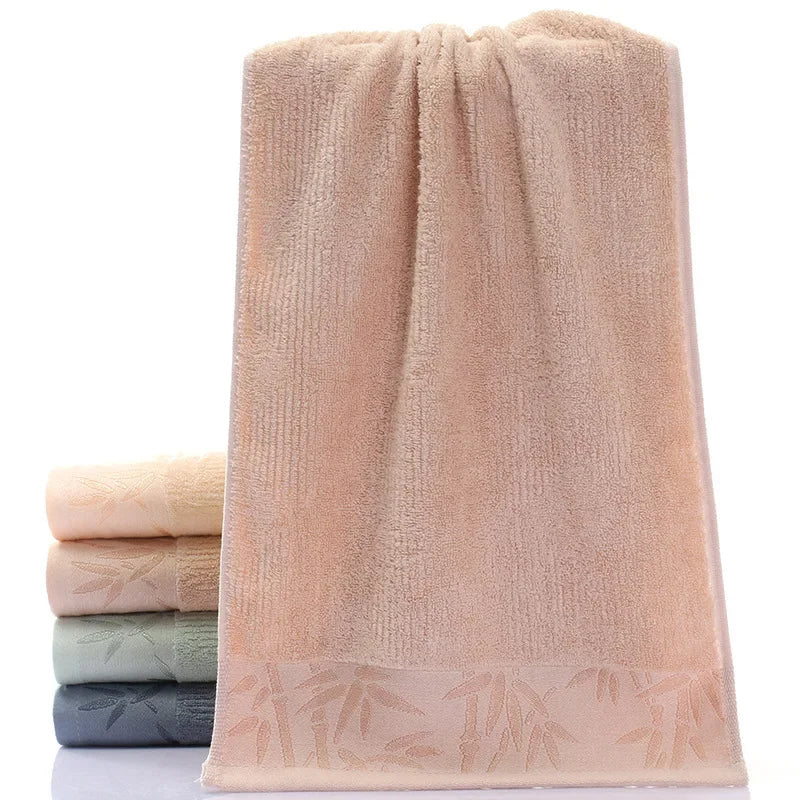 Bamboo Fiber Face Towel Household Bathing Towels Rectangle