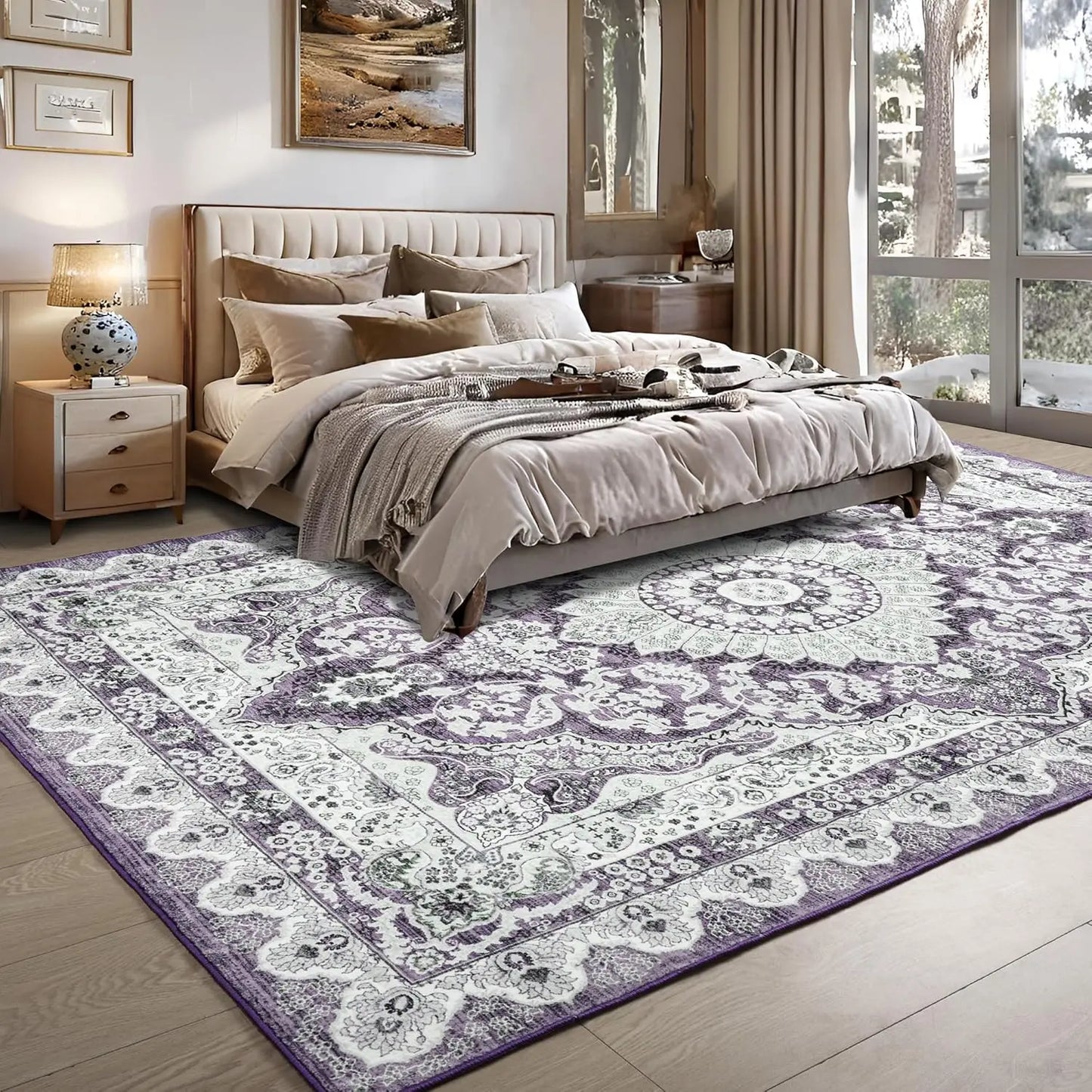 Area Rugs for Living Room, Machine Washable