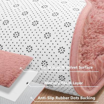 Fluffy Rug Indoor Plush Soft Carpet