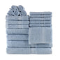 18-Piece 100% Cotton Towel Set, Soft and Super Absorbent