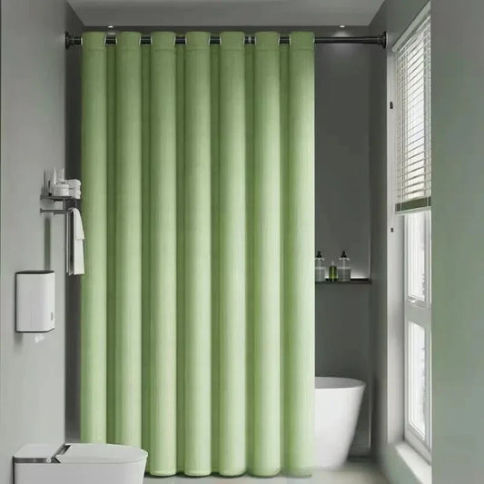 Wet Separation Partition Screen Shower Curtain