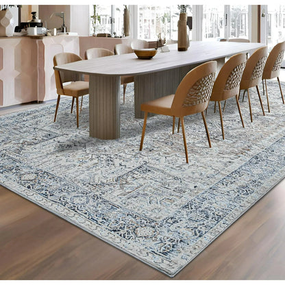 Faux Cashmere Vintage Printed Rug Area Rugs