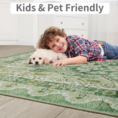 Area Rugs for Living Room, Machine Washable