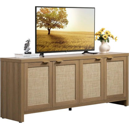 Fireplace TV cabinet for TVs up to 65 inches