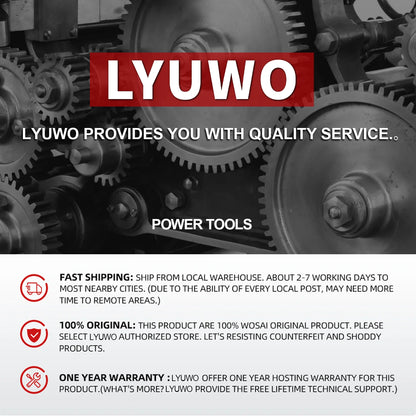 LYUWO 3/8 Rechargeable Electric, Ratchet Set,