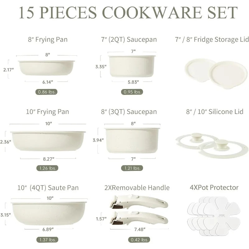 Pots and Pans Set Non Stick