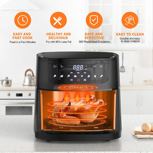 Air Fryer 7L Touch-screen Display