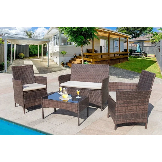 Outdoor indoor backyard porch garden balcony set.