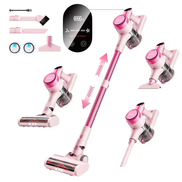 Cordless Vacuum Cleaner,23KPa 48mins Powerful Suction Vacuum