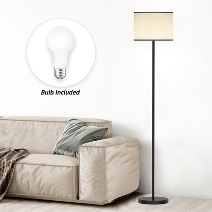 61.5'' Traditional Floor Lamp with Remote Control