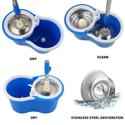 Spin Mop Bucket System with Wringer Set
