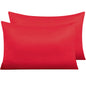 2 Pack Satin Breathable Pillowcases for Hair
