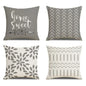 4 PCS Throw Pillow Covers 18x18 Inch Decorative Pillow