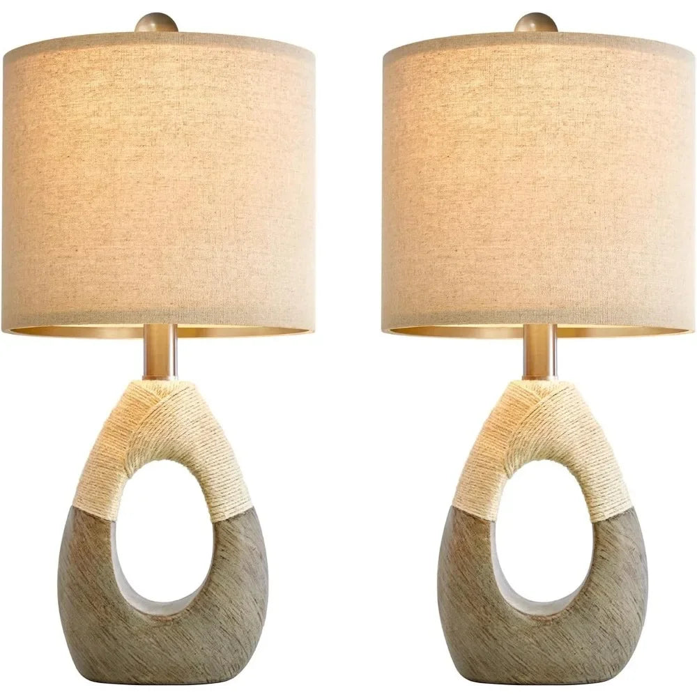 Table Lamps Bedroom Living Room Set 2