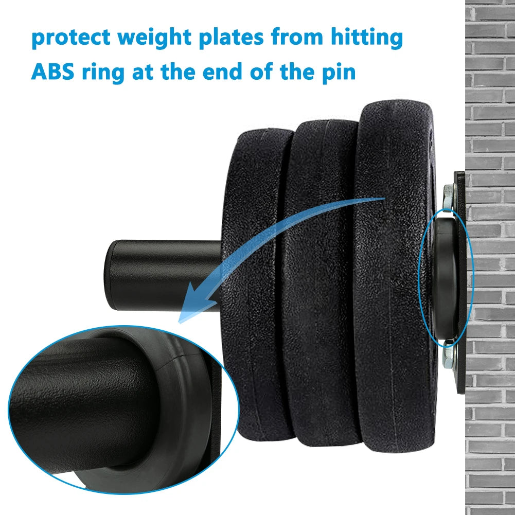 Wall Mounted Weight Plate Holder.