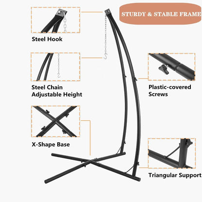 Hammock Chair Stand with Swing Chair.