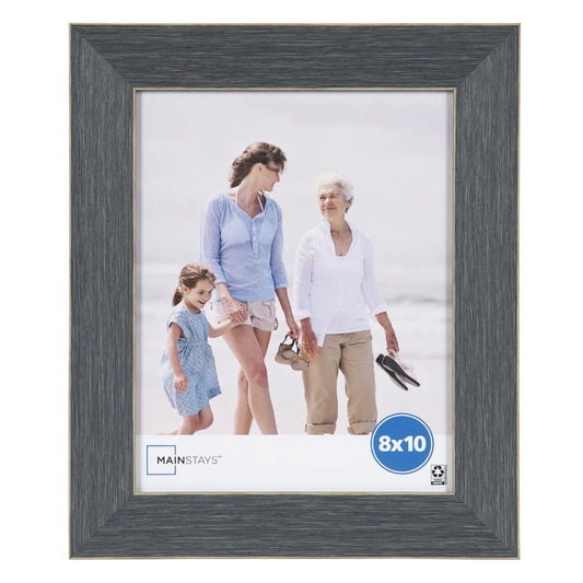 Decorative 8x10 Tabletop Picture Frame with Glass