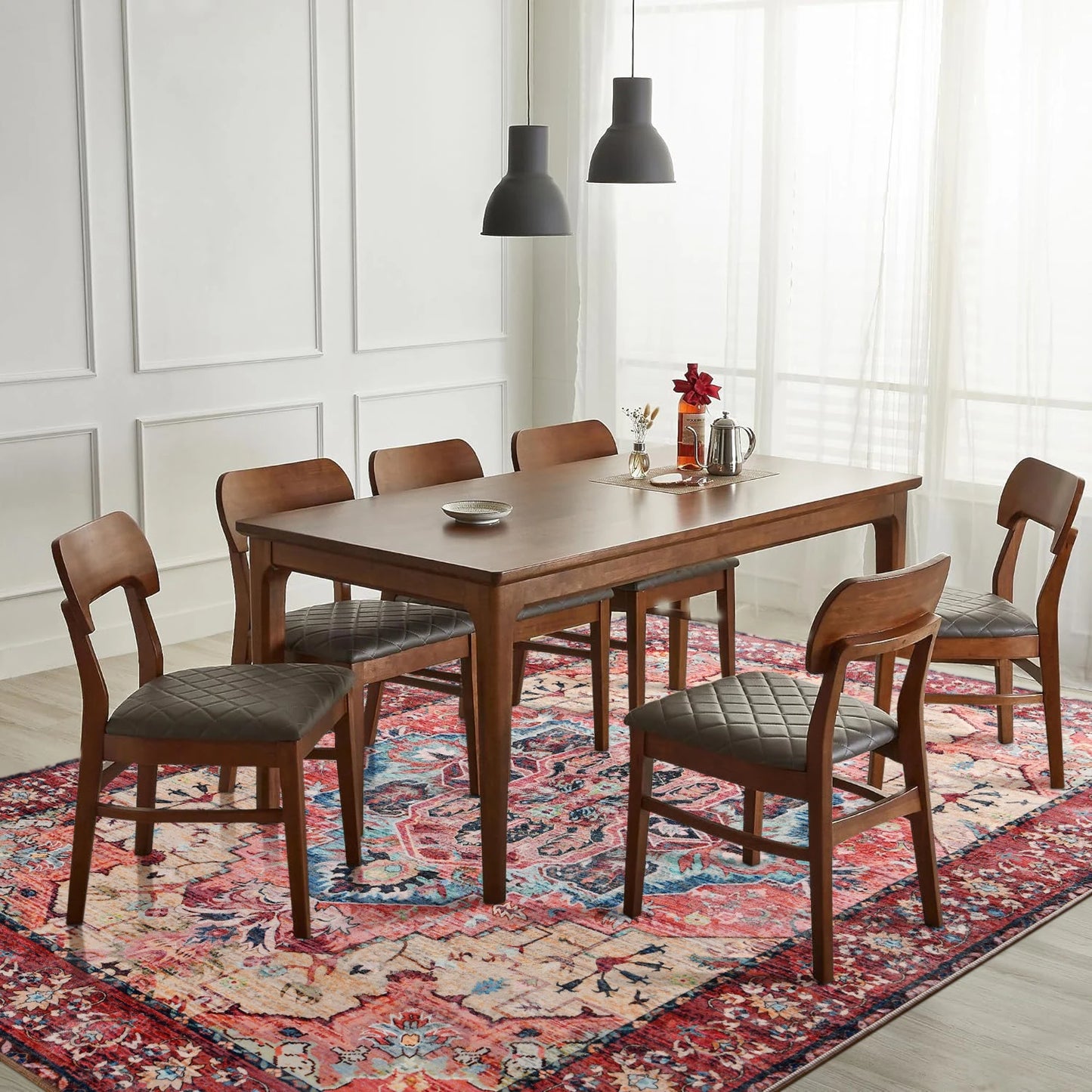 Soft Vintage Floral Area Rugs Floor Carpet