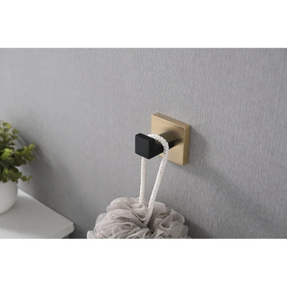 4 Pack Wall-Mounted Stainless Steel Bathroom Towel Hooks