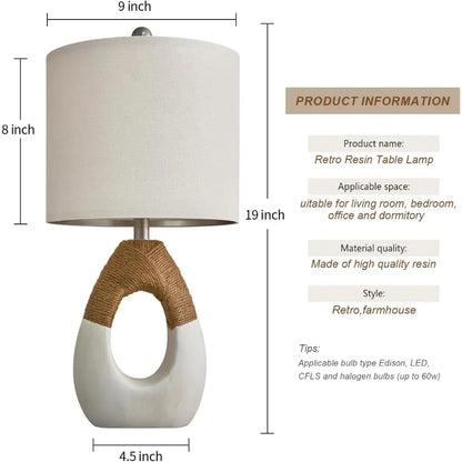 Table Lamps Bedroom Living Room Set 2