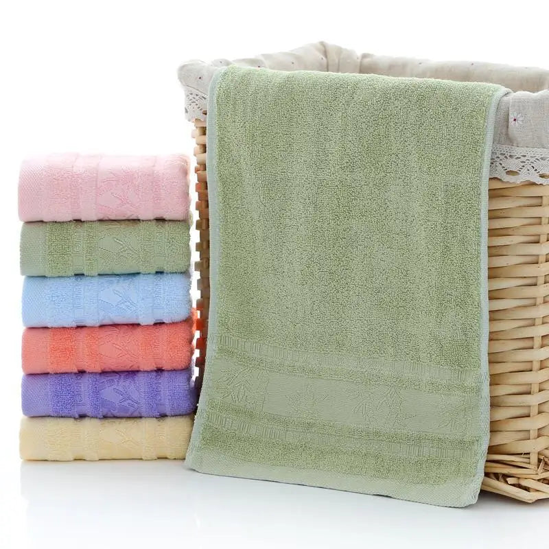 Bamboo Fiber Face Towel Household Bathing Towels Rectangle