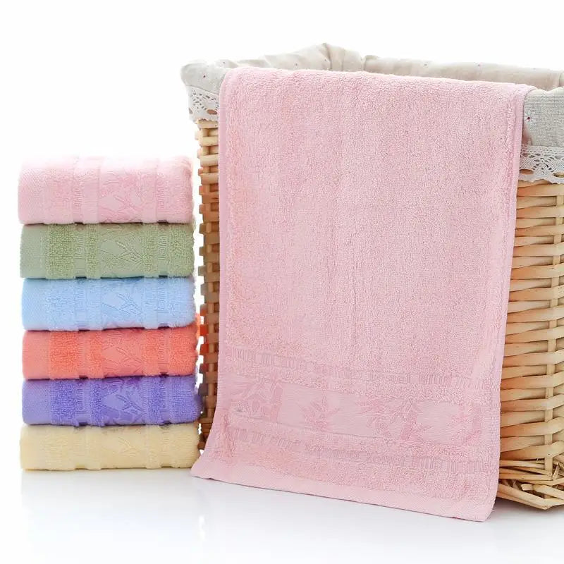 Bamboo Fiber Face Towel Household Bathing Towels Rectangle