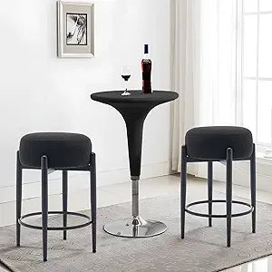 Bar Stools Set of 4, Modern Swivel Bar Chairs