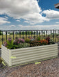 Rustproof Galvanized Raised Garden Bed Planter Box