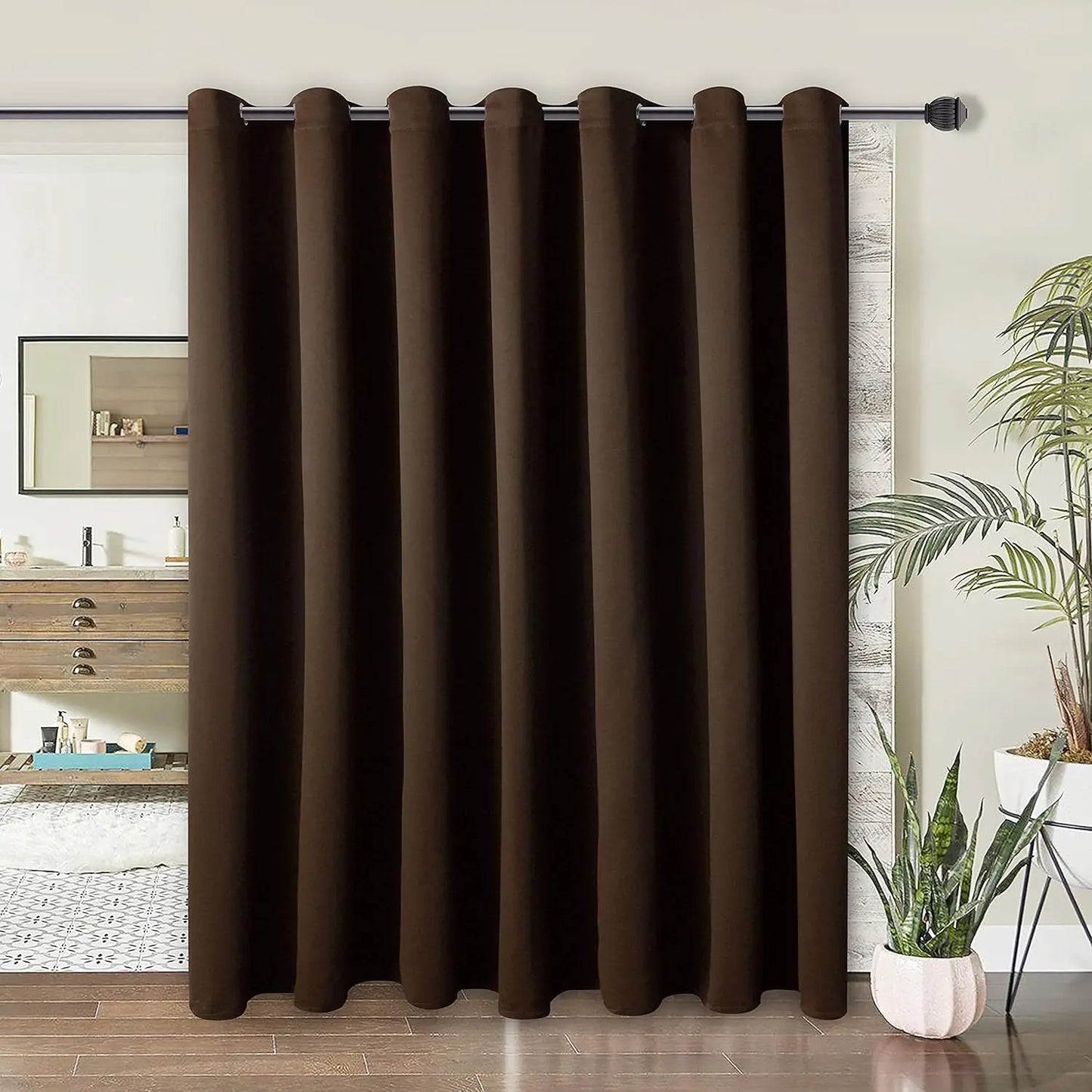 Pack Of 1 Room Divider BlackOut Curtain