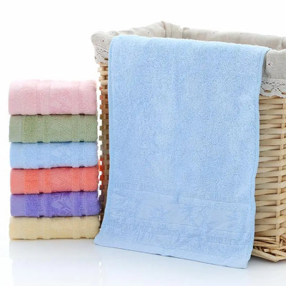 Bamboo Fiber Face Towel Household Bathing Towels Rectangle