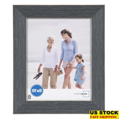 Decorative 8x10 Tabletop Picture Frame with Glass
