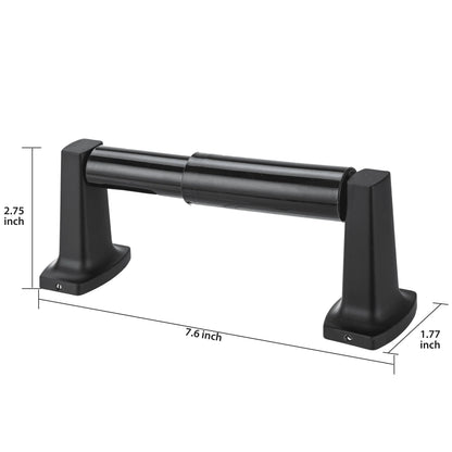 Wall Mounted Toilet Paper Holder, Matte Black