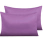 2 Pack Satin Breathable Pillowcases for Hair