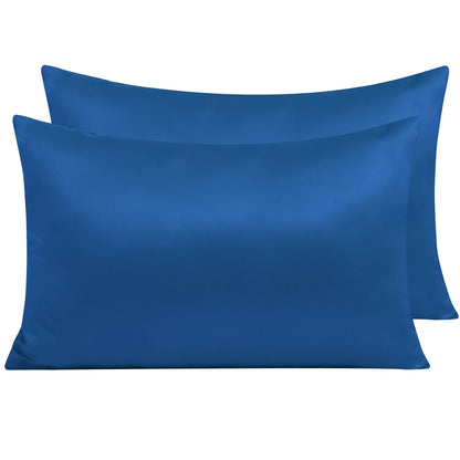 2 Pack Satin Breathable Pillowcases for Hair