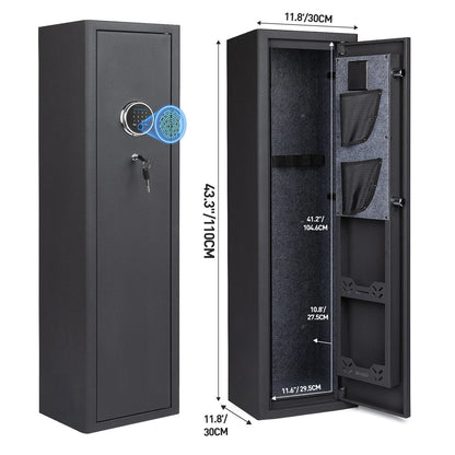Mutak 3-8 Rifles Gun Safe for Home Rifles Pistols