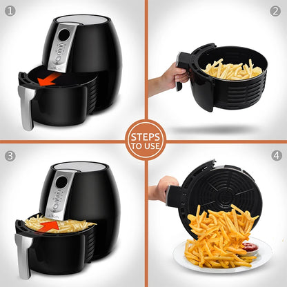 ULTREAN 4L Air Fryer Electric Hot fryer