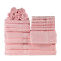 18-Piece 100% Cotton Towel Set, Soft and Super Absorbent