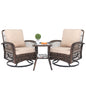 3 Pieces Outdoor Patio Furniture Set.