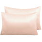 2 Pack Satin Breathable Pillowcases for Hair