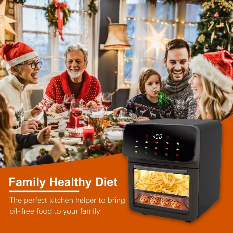 Air Fryer 12QT Convection Oven with 10-in-1 Multi Function