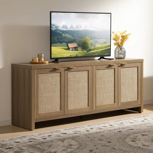 Fireplace TV cabinet for TVs up to 65 inches