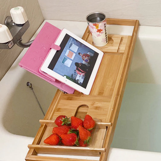 Wooden Bath Caddy Bath Board Shelf.