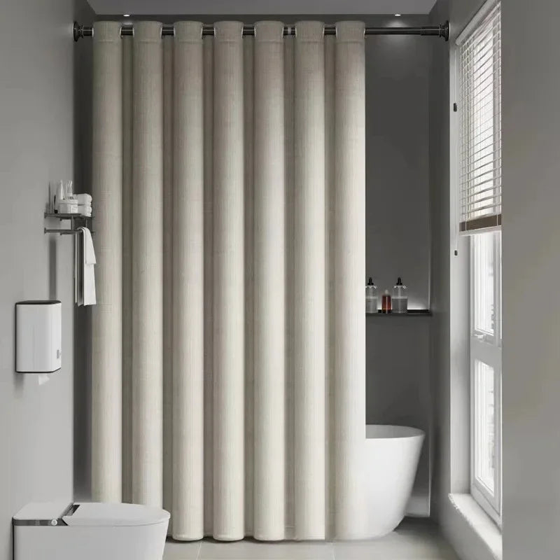 Wet Separation Partition Screen Shower Curtain