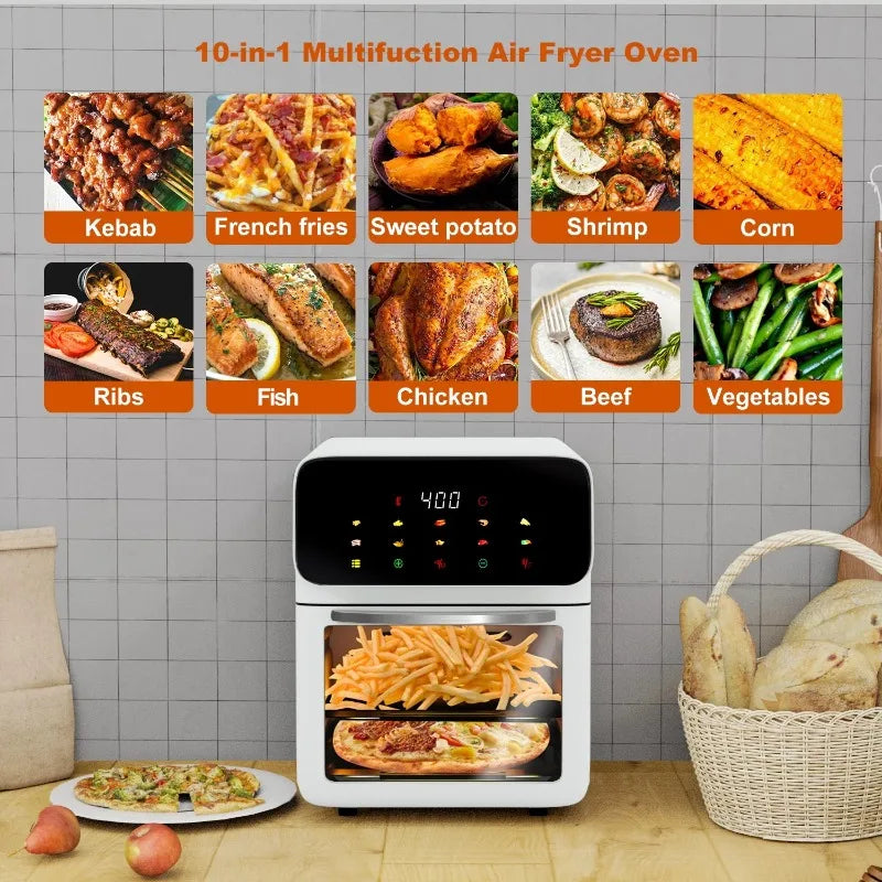 Air Fryer 12QT Convection Oven with 10-in-1 Multi Function