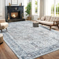 Faux Cashmere Vintage Printed Rug Area Rugs