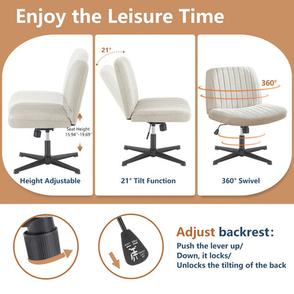 Cross Legged Office Living Room Rocking Gaming Chair